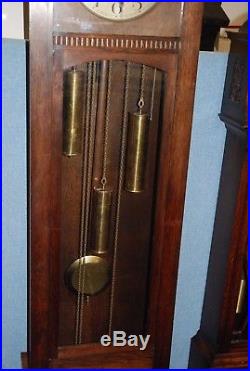 DUFA German Musical Westminster Chime Art Deco Longcase Grandmother Clock