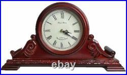 Daniel Dakota Mantle Clock Westminster Chime Quarts Movement mahogany Finish