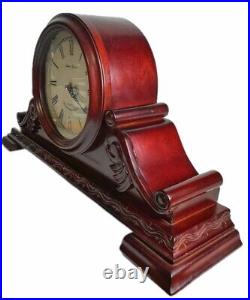 Daniel Dakota Mantle Clock Westminster Chime Quarts Movement mahogany Finish