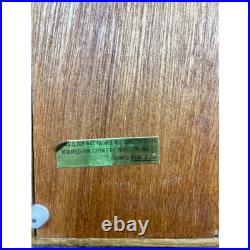 Daniel Dakota Oak Wood Schoolhouse Regulator Wall Clock Westminster Chime Quartz