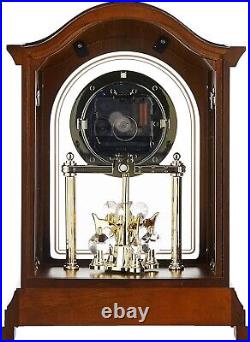 Decorative Chiming Clock with Walnut Finish Westminster Melody Solid Wood