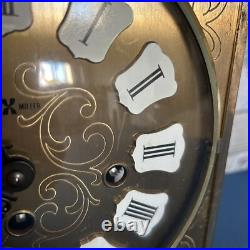 Decorative Vintage Mid Modern Howard Miller Westminster Chime Mantle Clock Decorative Vintage Mid Modern Howard Miller Westminster Chime Mantle Clock