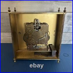 Decorative Vintage Mid Modern Howard Miller Westminster Chime Mantle Clock