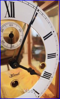 Drastic Reduction! Rare! Hermle & Sohn Triple Chime Bracket Clock-mint