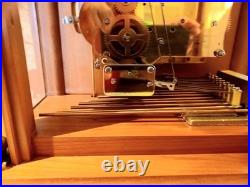 Drastic Reduction! Rare! Hermle & Sohn Triple Chime Bracket Clock-mint