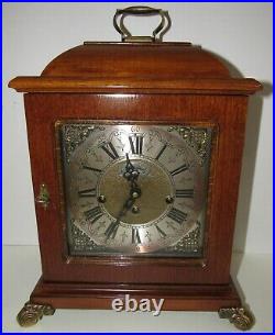 Dutch Warmink Quarter Hour Westminster Chime Bracket Clock 8-day, Key-wind