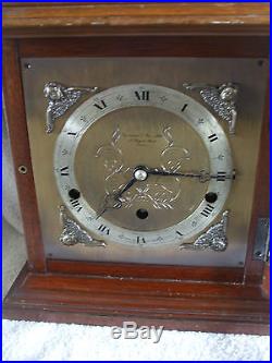 Elliott (garrods London) 8 Day Bracket Clock With Westminster/whittingham Chime