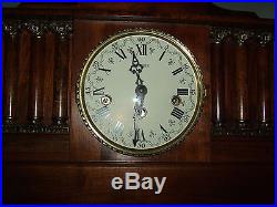 Emperor Chiming Mantel Clock Westminster Chime & Beautiful Wood Finish