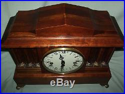 Emperor Chiming Mantel Clock Westminster Chime & Beautiful Wood Finish