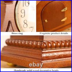 Elegant Grandfather Mantel Clock with Chime Vintage Battery Operated Decor Elegant Grandfather Mantel Clock with Chime Vintage Battery Operated Decor