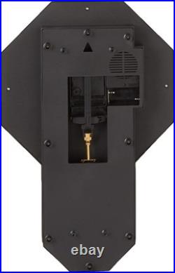 Elegant Pendulum Clock with Westminster Chime, Walnut=