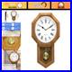 Elegant Wood Grain Pendulum Clock with Westminster Chime for Home & Office