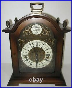 Elgin Quarter Hour Westminster Chime Bracket Clock made in Germany 8-day