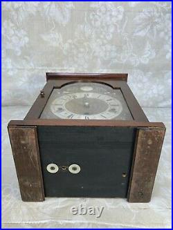 Elliott Bracket Clock Mahogany Case Westminster & Whittington Chimes Runs Strike