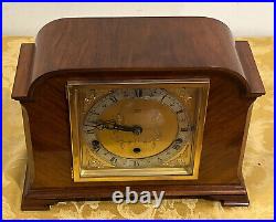 Elliott London 8 Day Westminster Chime Mantel Clock 1961