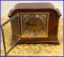 Elliott London 8 Day Westminster Chime Mantel Clock 1961