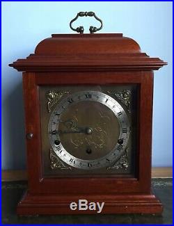 Elliott Mahogany Bracket Mantle Clock Westminster & Whittington Chimes And Box