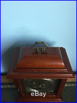 Elliott Mahogany Bracket Mantle Clock Westminster & Whittington Chimes And Box