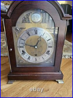 Elliott of London Bracket Clock Burr Walnut Westminster Whittington Chime