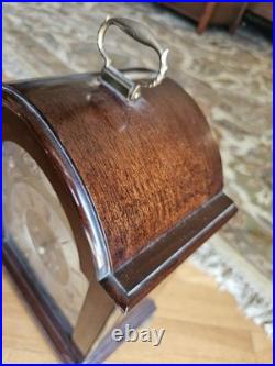 Elliott of London Bracket Clock Burr Walnut Westminster Whittington Chime