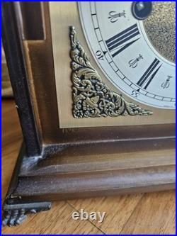 Elliott of London Bracket Clock Burr Walnut Westminster Whittington Chime