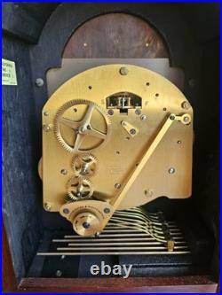 Elliott of London Bracket Clock Burr Walnut Westminster Whittington Chime