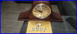Emil Schmeckenbecher German Westminster Chime Mantel Hump Back Clock New In Box