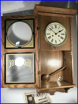 Emperor Clock Company Wall Mount Regulator Chime Display