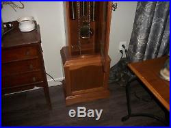Emperor Grandfather Weight Driven Clock/Hermle Moon Phase Westminster Chime/Work