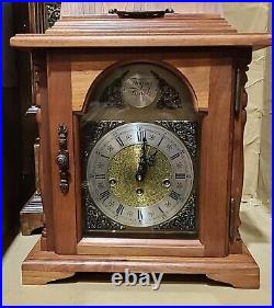 Emperor Tempus Fugit 8 Day Key Wound Mantel Clock 341-020 Westminster Chime, 