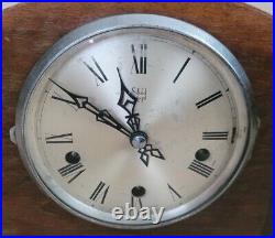 Enfield Royal Art Deco Elegant Westminster Chiming Mantel Wooden Clock England