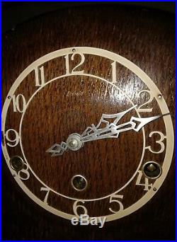 Enfield Westminster chime mantle clock with key. 1930s ENWES1