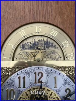 Ethan Allen 264 Westminster Grandfather Clock Hermle Black Forest MOVEMENT, DIAL