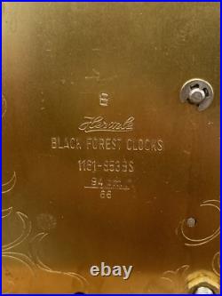 Ethan Allen 264 Westminster Grandfather Clock Hermle Black Forest MOVEMENT, DIAL