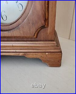 Ethan Allen Mantle Chime Clock Pine Westminster Late 90's All Original Paperwork