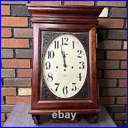 Ethan Allen Solid Wood Westminster Chime Wall Clock Harris & Mallow