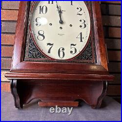 Ethan Allen Solid Wood Westminster Chime Wall Clock Harris & Mallow