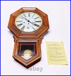Ethan Allen Westminster Chime Wall Clock Hermle Movement Made in West Germany