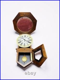 Ethan Allen Westminster Chime Wall Clock Hermle Movement Made in West Germany