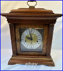 Excellent 1980'S Howard Miller #612-436 Triple Chime Thomas Tompion Mantel Clock