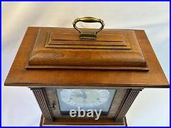 Excellent 1980'S Howard Miller #612-436 Triple Chime Thomas Tompion Mantel Clock