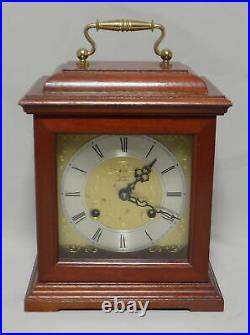 Excellent'rapport' Striking Mantel Clock Schmeckenbecher / Hermle Twin Bell