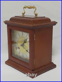 Excellent'rapport' Striking Mantel Clock Schmeckenbecher / Hermle Twin Bell