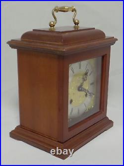 Excellent'rapport' Striking Mantel Clock Schmeckenbecher / Hermle Twin Bell