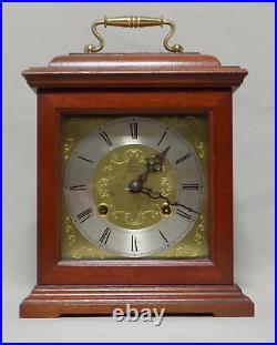 Excellent'rapport' Striking Mantel Clock Schmeckenbecher / Hermle Twin Bell