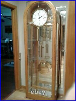Exceptional Howard Miller Oak 8-Day Floor Clock