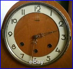 Exceptional Large Vintage Art Deco Forestville Westminster Chime Mantel Clock