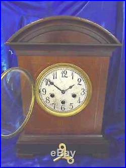 Extremely Nice and Completely Rebuilt Junghans Westminster Chime Mantle Clock