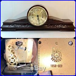 FHS German Westminster Triple Chime Mantle Deco Clock 1050-020 Movement With Key