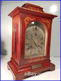 Fine Antique Gustav Becker Westminster Chime Bracket clock